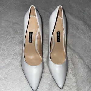 Nine West White Tatiana Stilettos